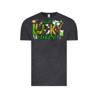 Vintage Black st patricks day one lucky nurse Vintage Tee - Neo Western