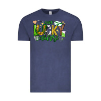 Vintage Denim st patricks day one lucky nurse Vintage Tee - Neo Western