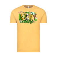 Vintage Mustard st patricks day one lucky nurse Vintage Tee - Neo Western