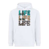 White wife life wife mom life best Heavyweight Hoodie - NancyCooperArtShop