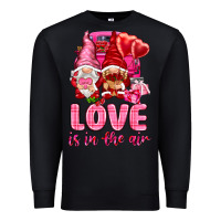 Black love is in the air with gnomies Premium Sweatshirt - NancyCooperArtShop