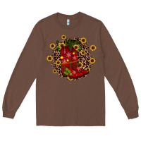 Chestnut boots wood slice ornament Long Sleeve Tee - JahusDesignShop