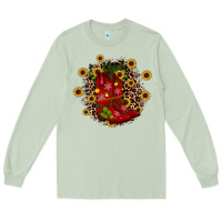 Matcha boots wood slice ornament Long Sleeve Tee - JahusDesignShop