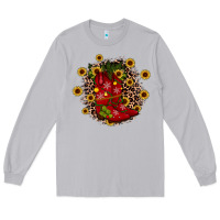 Moon Dust boots wood slice ornament Long Sleeve Tee - JahusDesignShop
