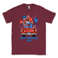 Burgundy happy memorial day farm truck Classic Tee - JahusDesignShop