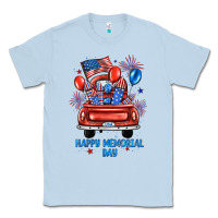 Dusty Blue happy memorial day farm truck Classic Tee - JahusDesignShop