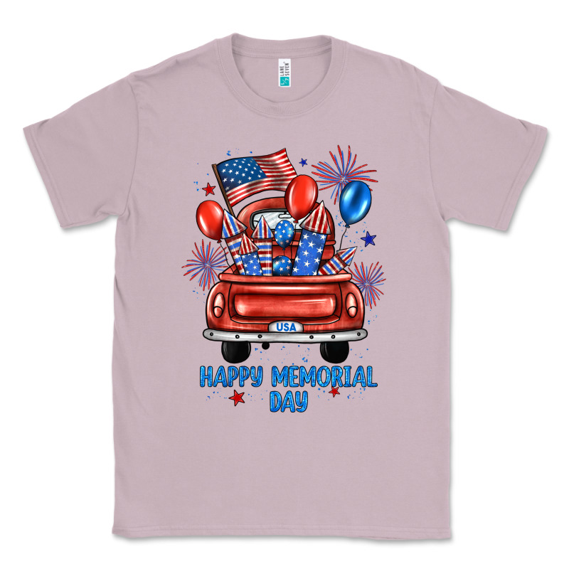 Happy Memorial Day Farm Truck Classic Tee by JahusDesignShop | Teevron