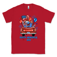Red happy memorial day farm truck Classic Tee - JahusDesignShop