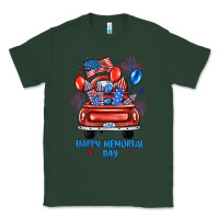 Sports Green happy memorial day farm truck Classic Tee - JahusDesignShop