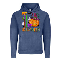 Vintage Denim my 1st halloween Vintage Hoodie - Zillion Design Studio