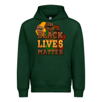 Forest Green black lives matter Urban Hoodie - NancyCooperArtShop