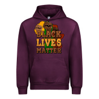 Mauve Wine black lives matter Urban Hoodie - NancyCooperArtShop