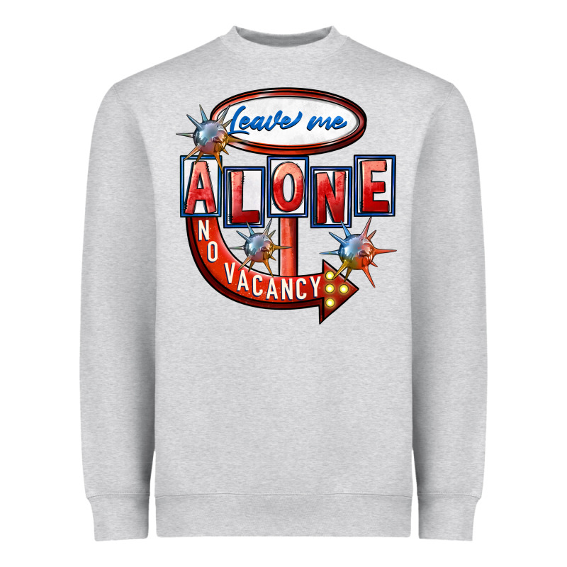 Leave Me Alone Anti Valentines Day Heavyweight Sweatshirt by FaDigitalArtStudio | Teevron
