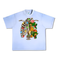 Grape Ice skeleton chest christmas Urban Heavy Tee - FaDigitalArtStudio