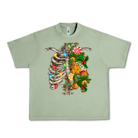 Oil Green skeleton chest christmas Urban Heavy Tee - FaDigitalArtStudio