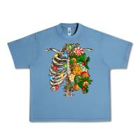 Pebble Blue skeleton chest christmas Urban Heavy Tee - FaDigitalArtStudio