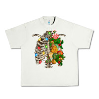 Pistachio skeleton chest christmas Urban Heavy Tee - FaDigitalArtStudio
