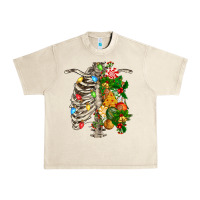 Sandshell skeleton chest christmas Urban Heavy Tee - FaDigitalArtStudio