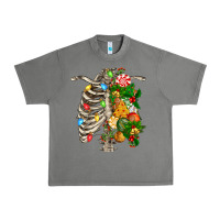 Tornado skeleton chest christmas Urban Heavy Tee - FaDigitalArtStudio