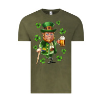 Vintage Olive st patricks elf Vintage Tee - Neo Western