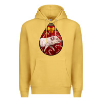Antique Gold christmas pig Premium Hoodie - LillyAllenDesigns