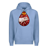 Colony Blue christmas pig Premium Hoodie - LillyAllenDesigns