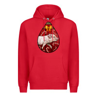 Red christmas pig Premium Hoodie - LillyAllenDesigns