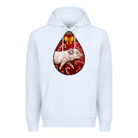 White christmas pig Premium Hoodie - LillyAllenDesigns
