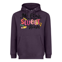 Plum my class is full of sweethearts Heavyweight Hoodie - MaliasSmallBusiness