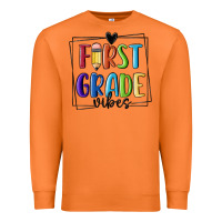 Carrot 1st grade vibes Premium Sweatshirt - MaliasSmallBusiness