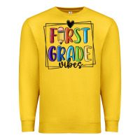 Lemon 1st grade vibes Premium Sweatshirt - MaliasSmallBusiness