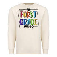 Sandshell 1st grade vibes Premium Sweatshirt - MaliasSmallBusiness