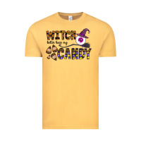Vintage Mustard Witch Better Have My Candy Vintage Tee - CowhideDigitalArt