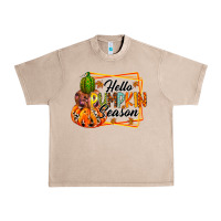 French Oak hello pumpkin season Urban Heavy Tee - RacoonDesign