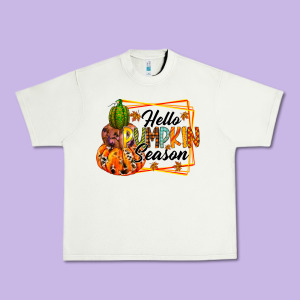Hello Pumpkin Season Urban Heavy Tee Designed By Racoondesign