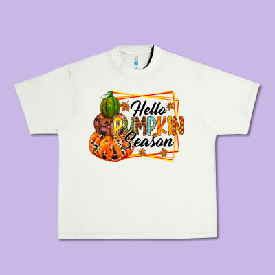 Hello Pumpkin Season Urban Heavy Tee Designed By Racoondesign