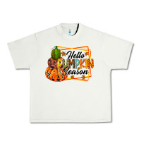 Pistachio hello pumpkin season Urban Heavy Tee - RacoonDesign
