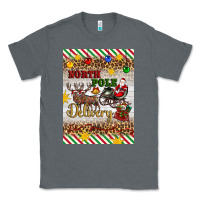 Charcoal Heather christmas north pole delivery Classic Tee - Artiststas