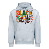 Heather Grey black teacher magic Urban Hoodie - NancyCooperArtShop