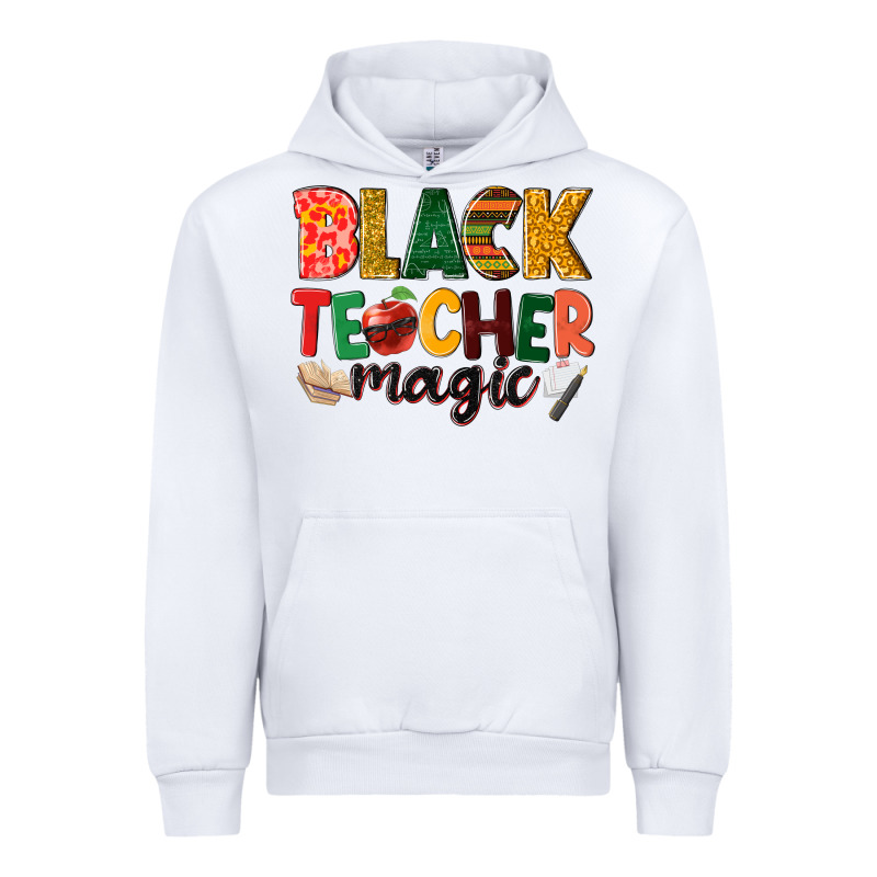 Black Teacher Magic Urban Hoodie by NancyCooperArtShop | Teevron