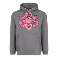 Storm valentines conversation hearts Heavyweight Hoodie - MaliasSmallBusiness