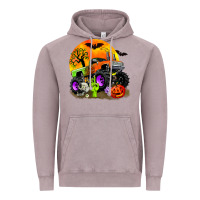 Vintage Zinc halloween monster truck Vintage Hoodie - Zillion Design Studio