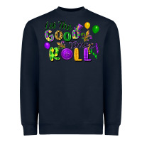 Navy let the good times roll Heavyweight Sweatshirt - FaDigitalArtStudio