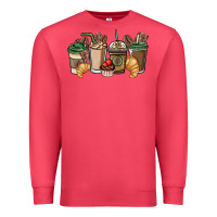 Cardinal coffee coffee cups Premium Sweatshirt - NancyCooperArtShop