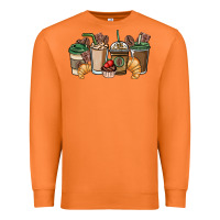 Carrot coffee coffee cups Premium Sweatshirt - NancyCooperArtShop