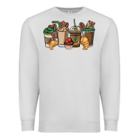 Dove Grey coffee coffee cups Premium Sweatshirt - NancyCooperArtShop