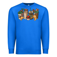 True Royal coffee coffee cups Premium Sweatshirt - NancyCooperArtShop