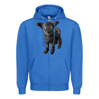True Royal southdown baby sheep Zipper Hoodie - LillyAllenDesigns