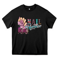 Black nail hustler Heavy Core Tee - SublimationCraftShop