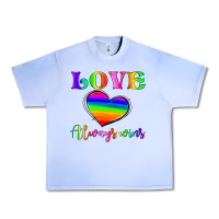 Grape Ice love always wins Urban Heavy Tee - HRA Design Shop